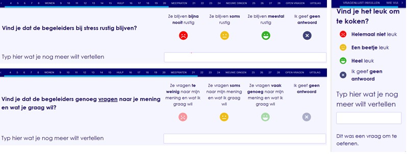 Smileys aan elkaar